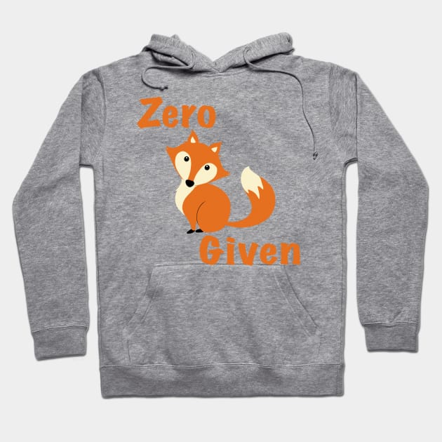 Zero Fox Given Hoodie by CreativeByDesign